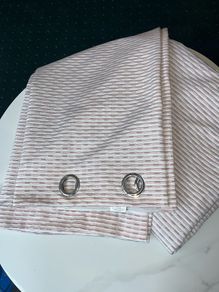 Blush Pink Curtains - lined 165cm x 180cm