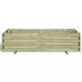 Raised Bed 120x40x30 cm Wood Rectangular Image 2