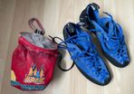 Evolv Climbing Shoes & Chalk Bag