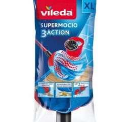 6x Vileda SuperMocio 3Action XL Mop Refills