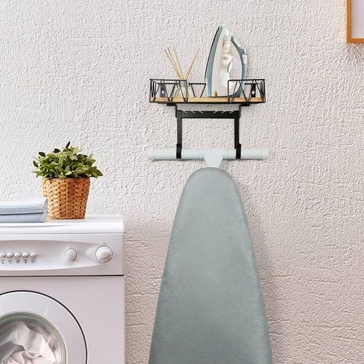 NEW SALE | Ironing Board Hanger Wall Mount - Laundry Room Iron and Ironing Board Holder