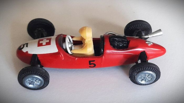 Diecast Vintage Tekno Cooper Norton Midget Car - Very Good Condition/Good Original Box