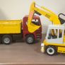 Bruder MAN TGA Construction Truck with Liebherr Excavator set in a 1:16 scale Image 2