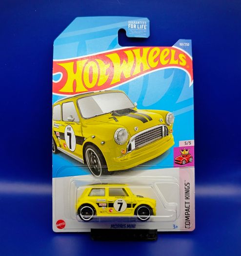 Hot Wheels Regular Treasure Hunt Morris Mini, new on long card.