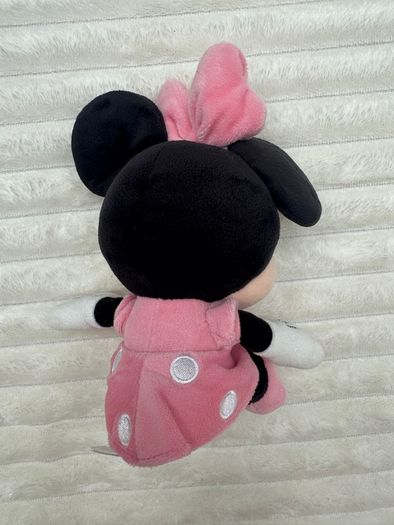 Disney Minnie Mouse Sitting Pink Dot Dress approx. 20cm Used Please see pictures