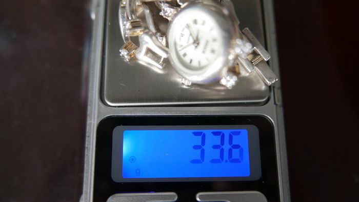 Vintage INDURO Watch for Women, Sterling Silver Bracelet Watch, Handmade 925 Sterling Silver Watch, Watch for Her Birthday Gift, Ladies Watch Japan Made (Works well, fresh battery)