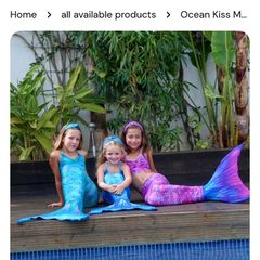 Planet mermaid fin and bikini
