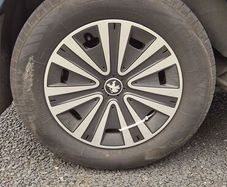 Berlingo Partner 15'' wheels & hub caps, X4.