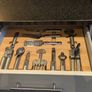 Kitchen with black granite worktop Image 8