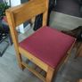 3 solid oak chairs Image 2
