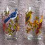 Vintage Set of 1960's Arcoroc Luminarc Exotic Bird Tumblers Image 2