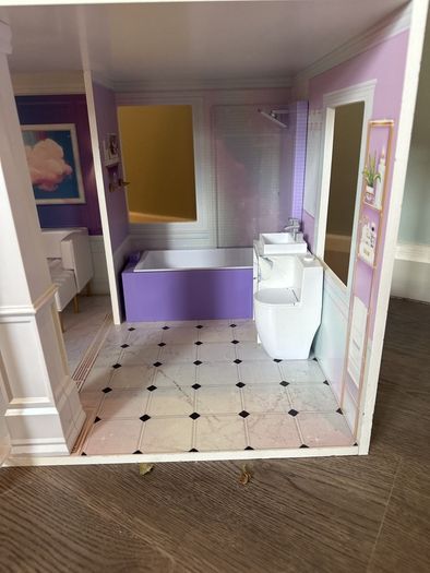 Rainbow High wooden dollhouse