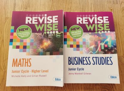 Revise wise junior cert maths & business studies