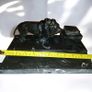 Antique black marble inkwell with lion Image 3