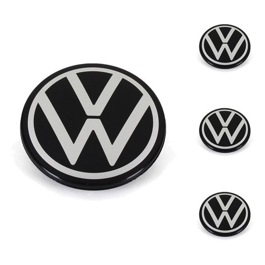 4x 5H0601171 5HO 601 171 Gloss Black Alloy Center 66mm Logo Emblem Badge Wheel Center Hub Cap For VW Volkswagen Golf mk7 Transporter Beetle Tiguan Passat