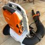 STIHL BGA 300 blower with STIHL ADA1000 dual battery backpack adapter Image 9