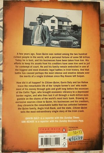 Citizen Quinn: A Man, An Empire and A Family by Gavin Daly and Ian Kehoe