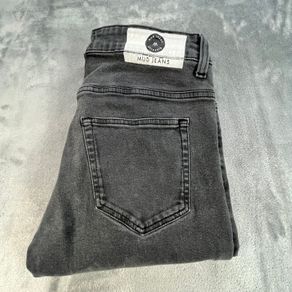 Mud Jeans Men's Black Regular Dunn Stretch Denim Jeans W31 L31