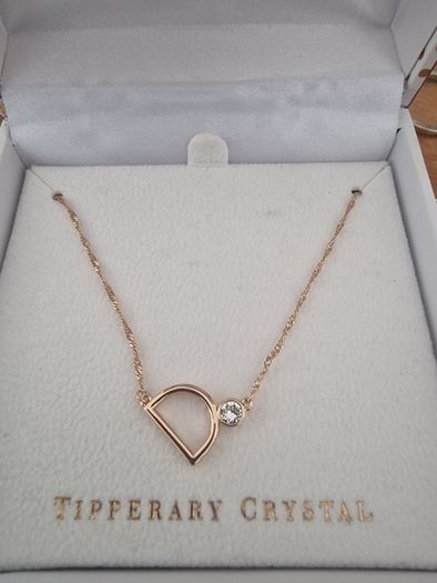 letter D necklace