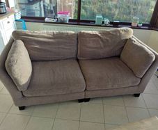 Comfortable fabric 3-seater