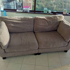 Comfortable fabric 3-seater