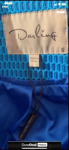 coat  bnwt occasion coat size small  Darling brand