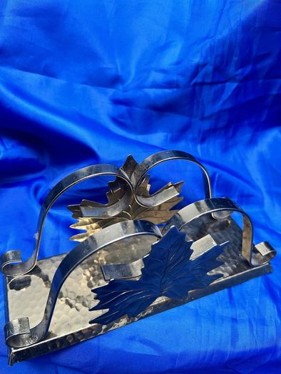 Vintage brass napkin holder