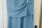 Beautiful blue top / matching trousers one size
