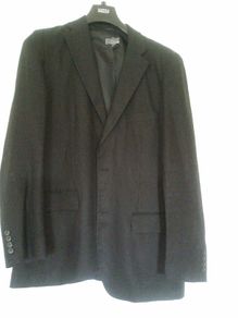 Black 100% Linen jacket Size 54