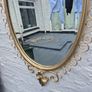 A Mirror Large heavy Vintage Rococo design filly bevelled oval Mirror Image 8