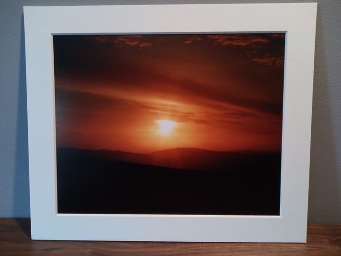 Mounted Original Photography - Glenmacnass Sunrise, Wicklow