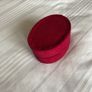 Trinket Box Velvet with Silver On Lid Image 3