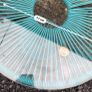 Turquoise Outdoor Retro Bistro Table Image 4