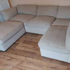Large L-shaped sofa/couch - on hold