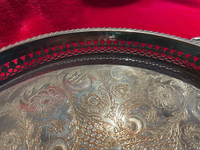 Silver plated tray