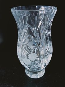 High quality similar to Waterford 24% lead crystal  Bud Vase