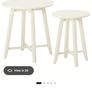 ikea kregsta nest of tables x2 white Image 8