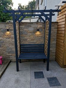 Painted Flat Top Arbours for sale