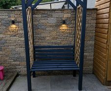 Painted Flat Top Arbours for sale
