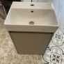 Roca ona 400 wall hung unit and basin half price Image 2