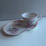 vintage old foley cup and snack plate Image 6