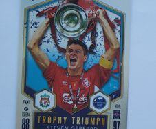 Steven Gerard - Trophy Triumph / Liverpool #434 Topps Match Attax 24/25