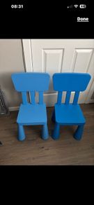 kids chairs x two