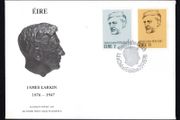 1976 Ireland James Larkin Commemorative Stamp Department of Post and Telegraph Addressed First Day Cover (FDC).