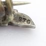 Vintage 925 Sterling Silver Abalone Fern Leaf Brooch Image 4