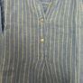 Ladies Pure Linen Plus Size Blouse Image 4