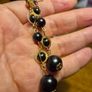 Vintage Black Long Earrings Image 4