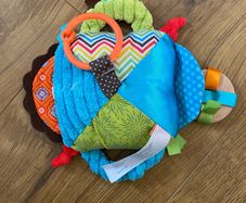 Infantino Rattle Chime Sensory Toy with mirror rattle