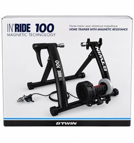 BTwin INRIDE 100 Turbo Trainer and Van Rysel Trainer Tyre  Like New