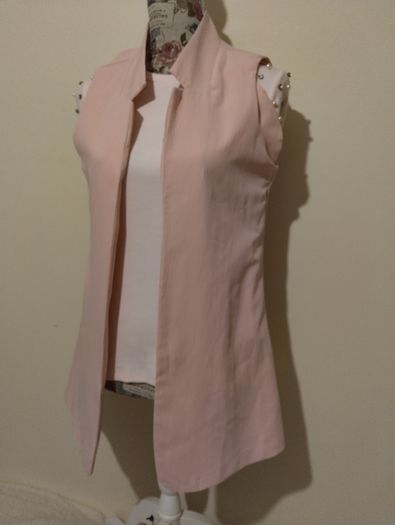 Pink Sleevelss Jacket